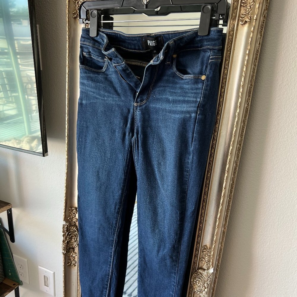 PAIGE Hoxton Ankle Jeans, Size 26